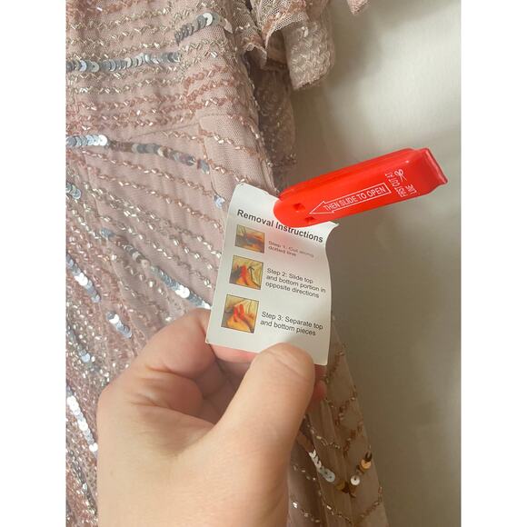 NWT MAC DUGGAL DRESS GOWN 20 PINK MOTHER OF BRIDE FORMAL BRIDESMAID EVENING - Picture 8 of 16